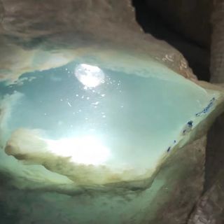 高冰种木那包浆天空蓝翡翠原石