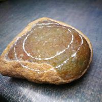大马坎冰种黄盐沙皮翡翠原石开窗料