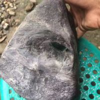 莫西沙冰种阳绿翡翠原石色料