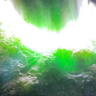 大马坎糯冰种翡翠原石开窗料